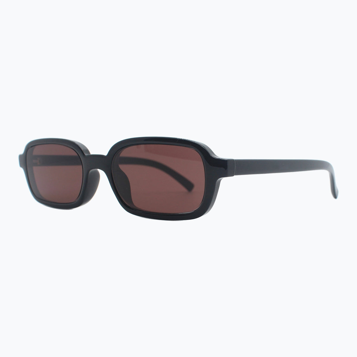Jaxy Velvet Hour Rectangle sunglasses — side view #Color_Black