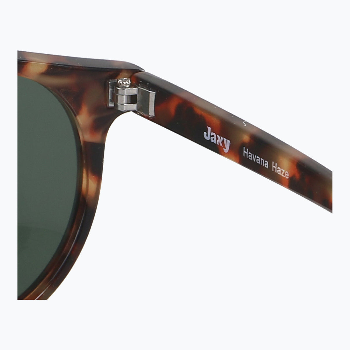 Jaxy Havana Haze Round sunglasses — name view #Color_Tortoise