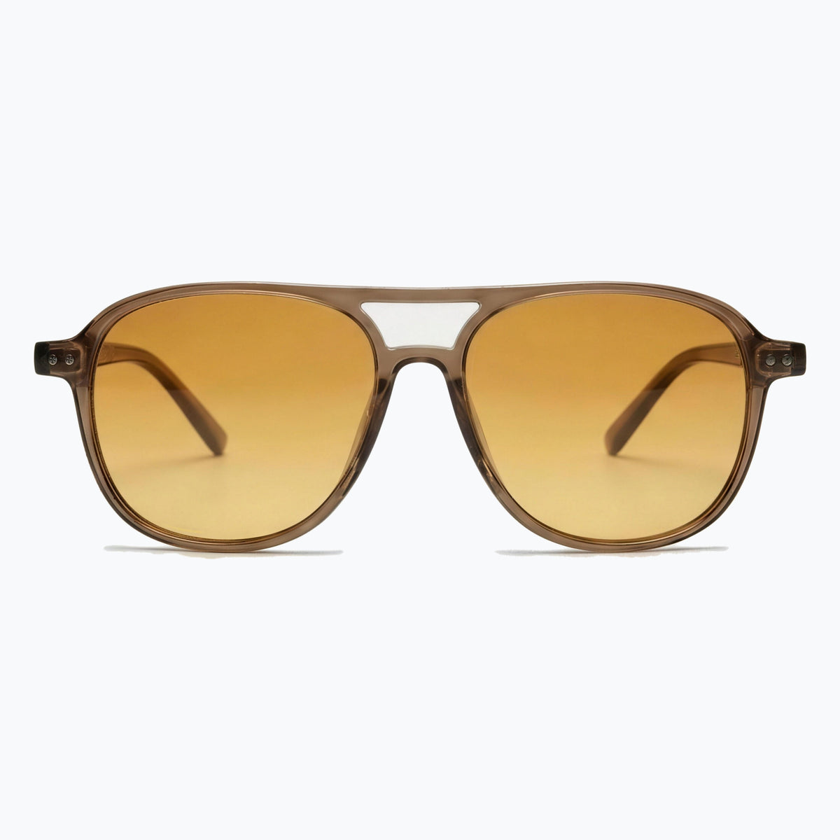 Jaxy Eastwood in Brown — Aviator Polarized sunglasses #Color_Brown