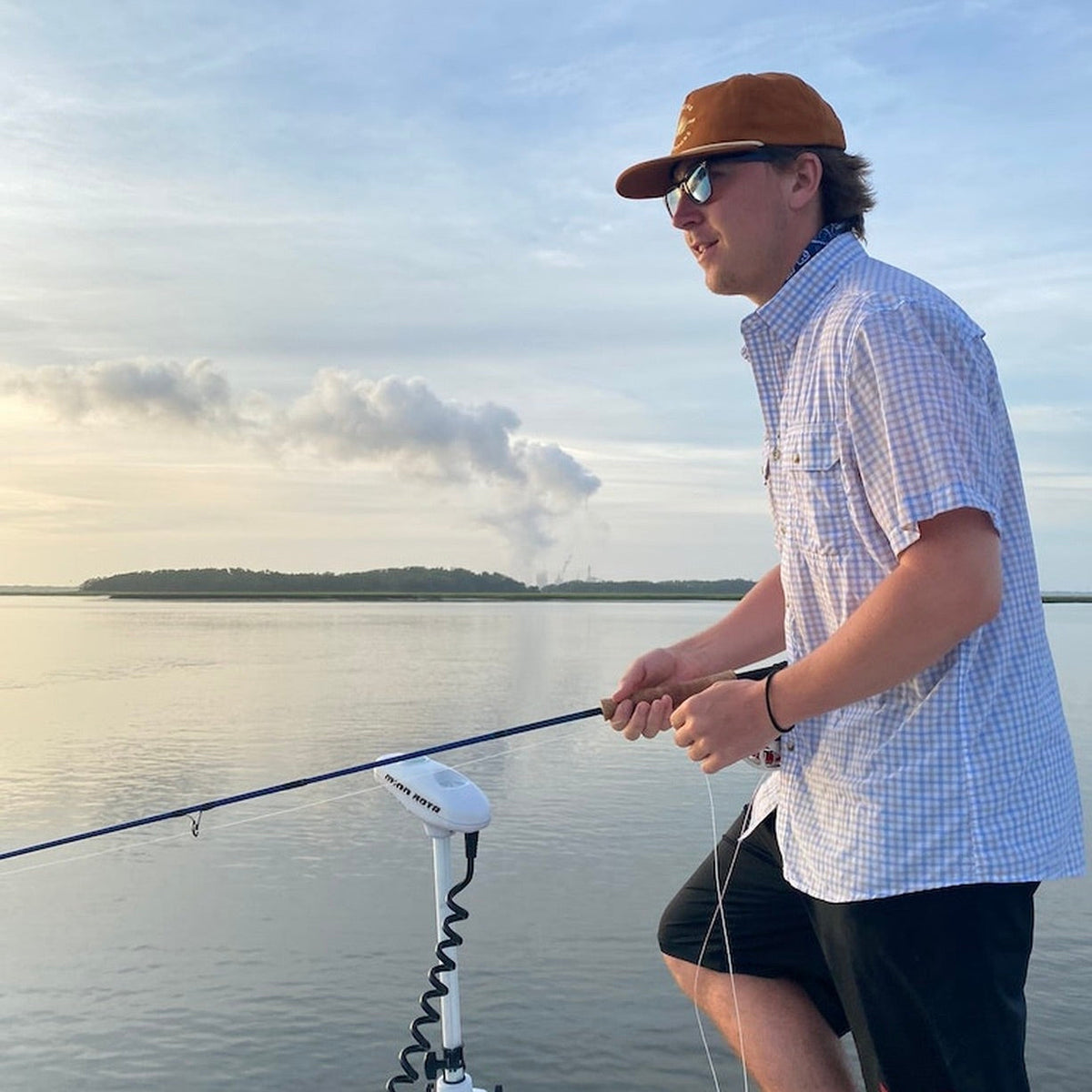 man holding fly rod