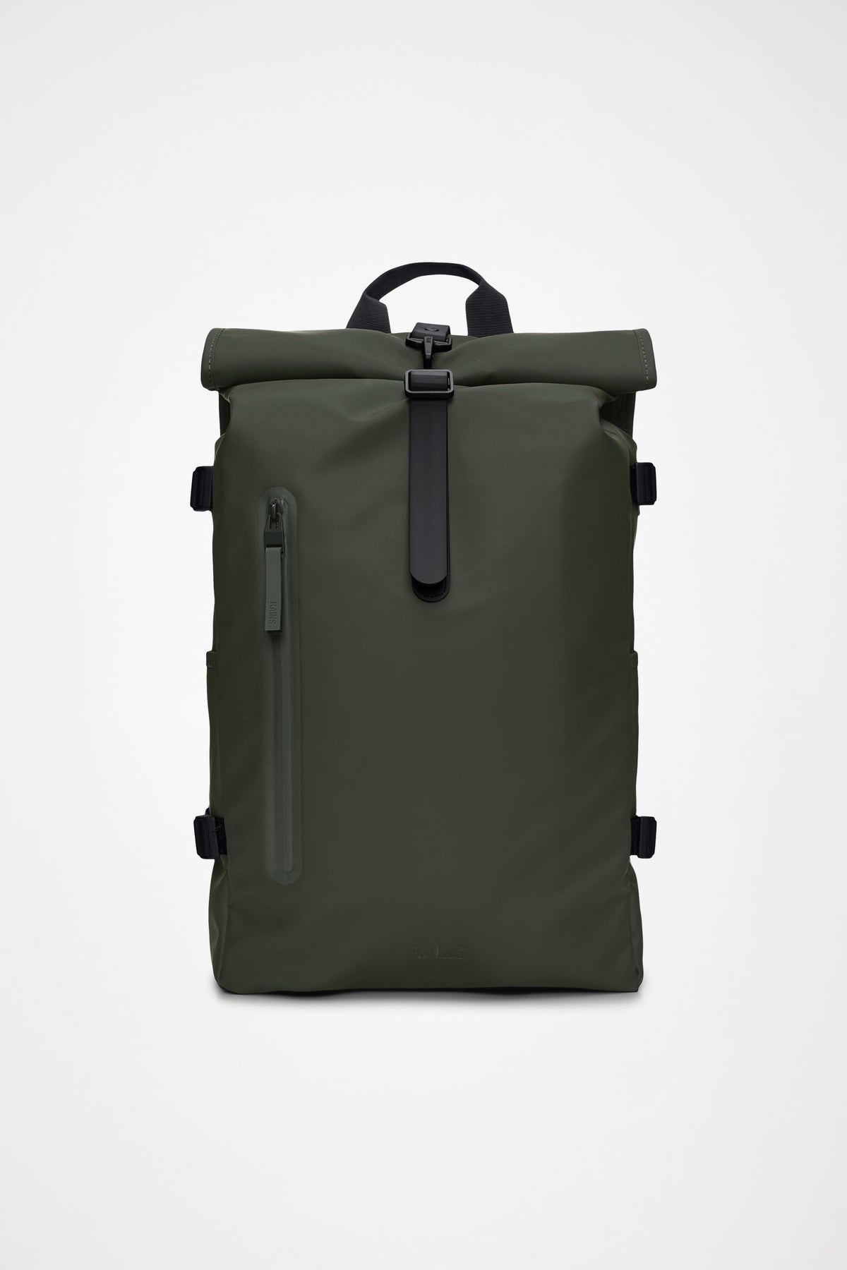 RAINS Rolltop Rucksack Large Green 28L H63 x D14 x W32 cm Backpack