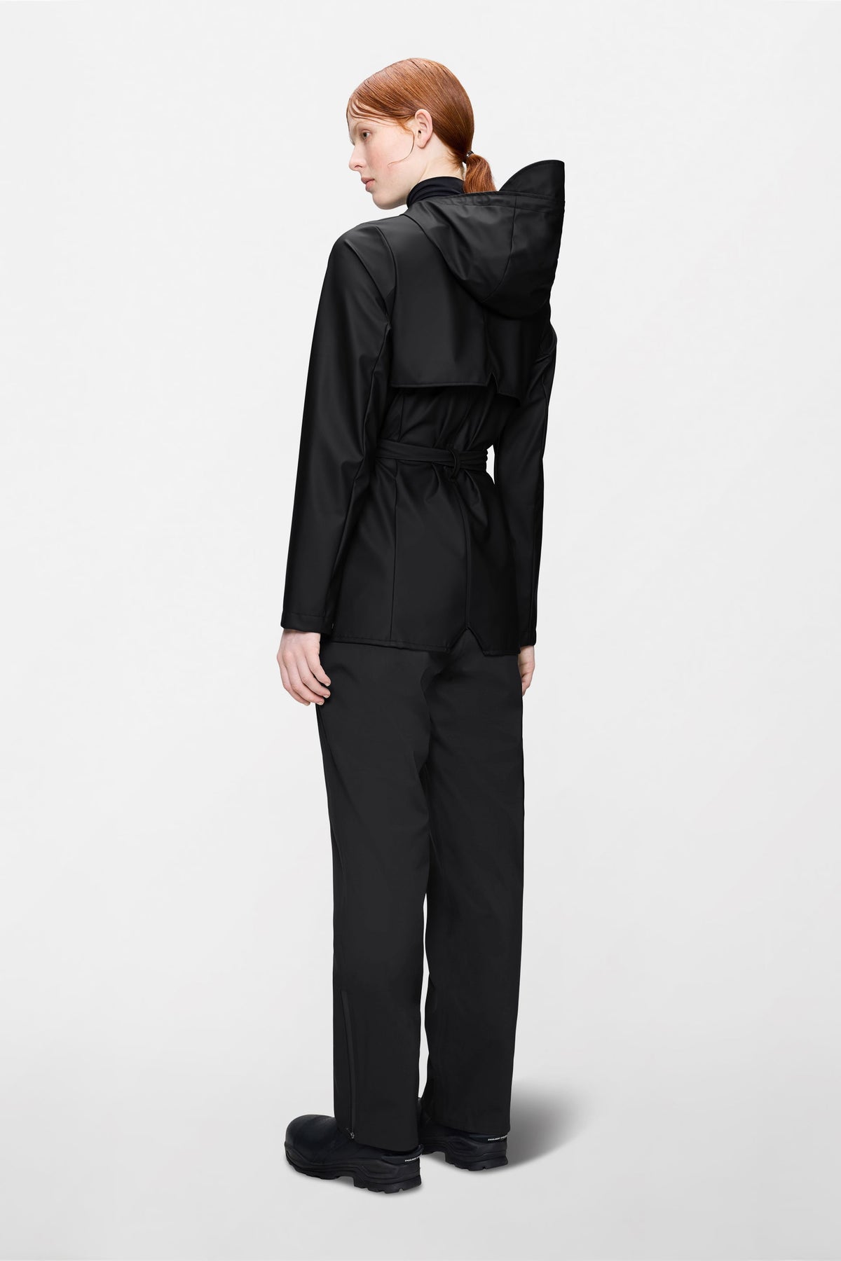 RAINS Curve Jacket Black Jacket