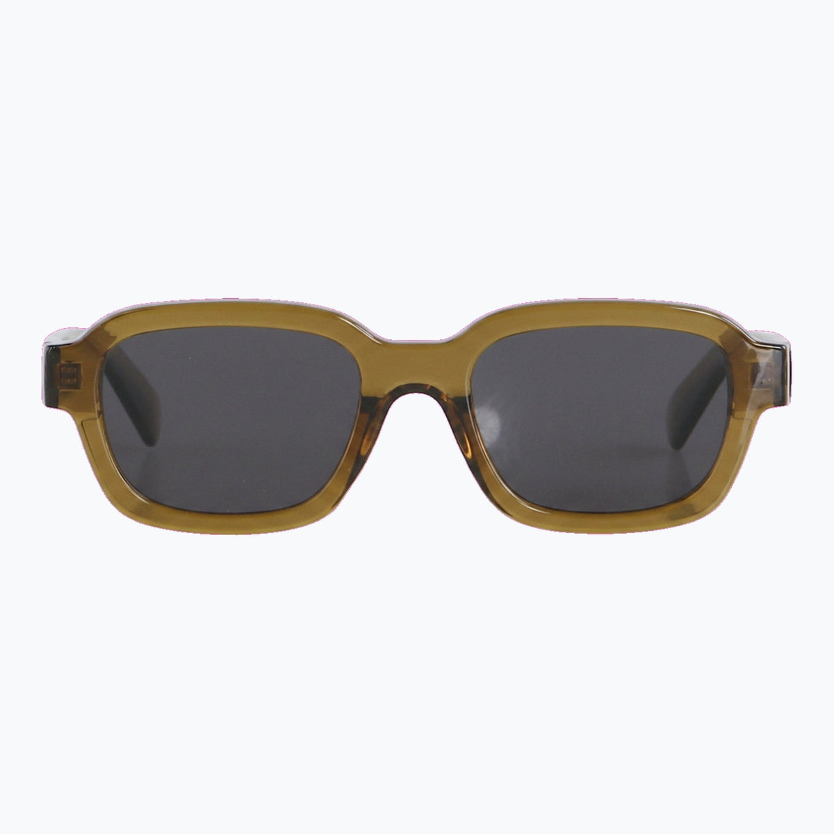 Jaxy Foundry in Olive — Rectangle Polarized sunglasses