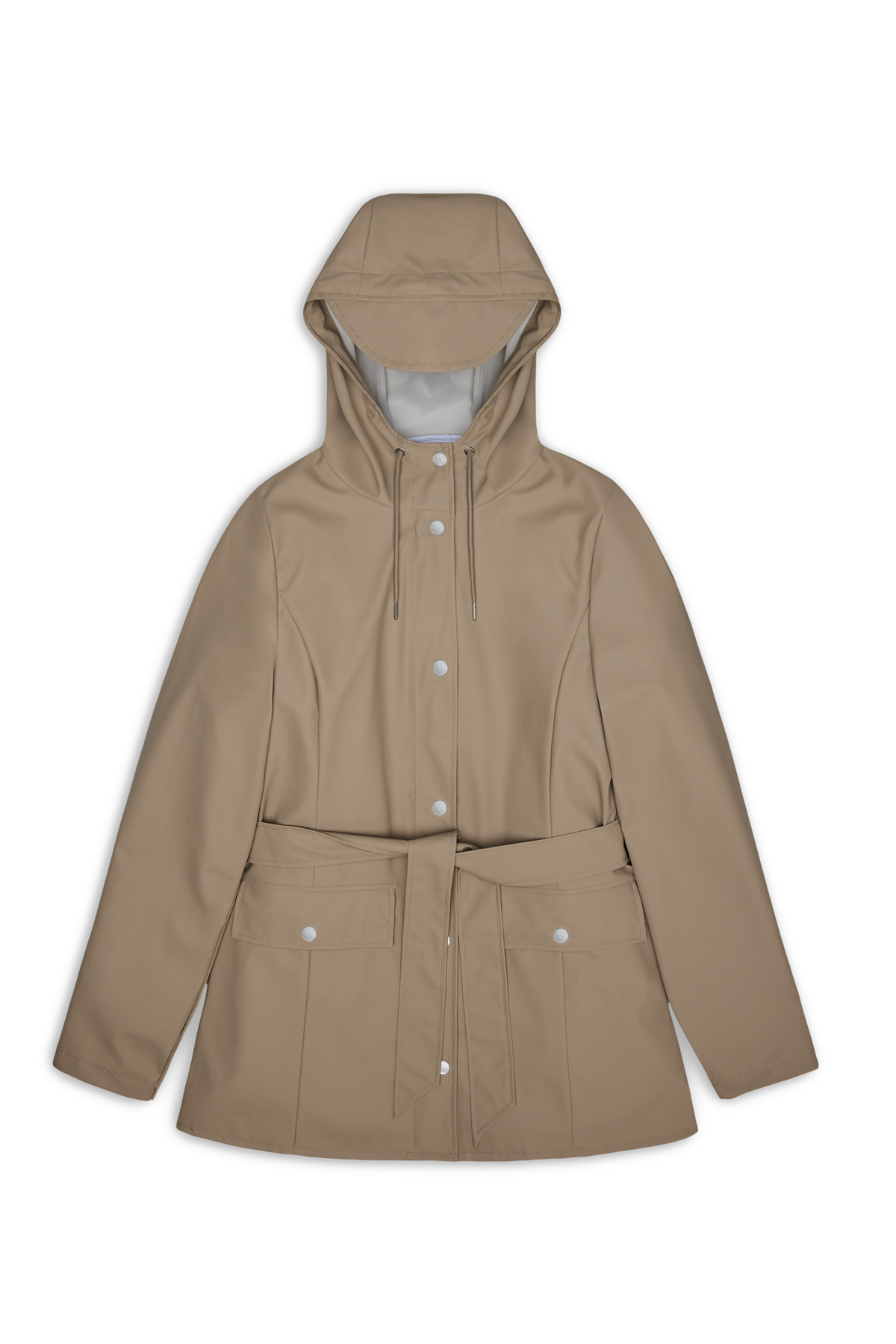 RAINS Curve Jacket Beige Jacket