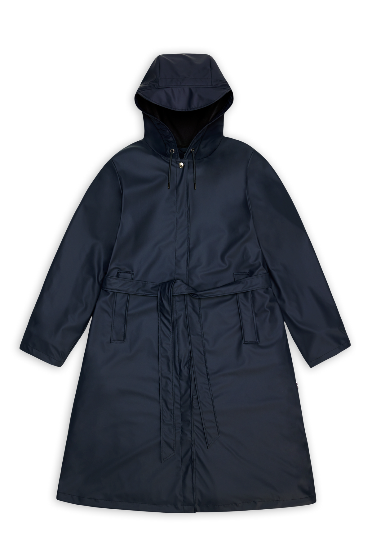 RAINS A-Line Longer W Jacket Navy Jacket