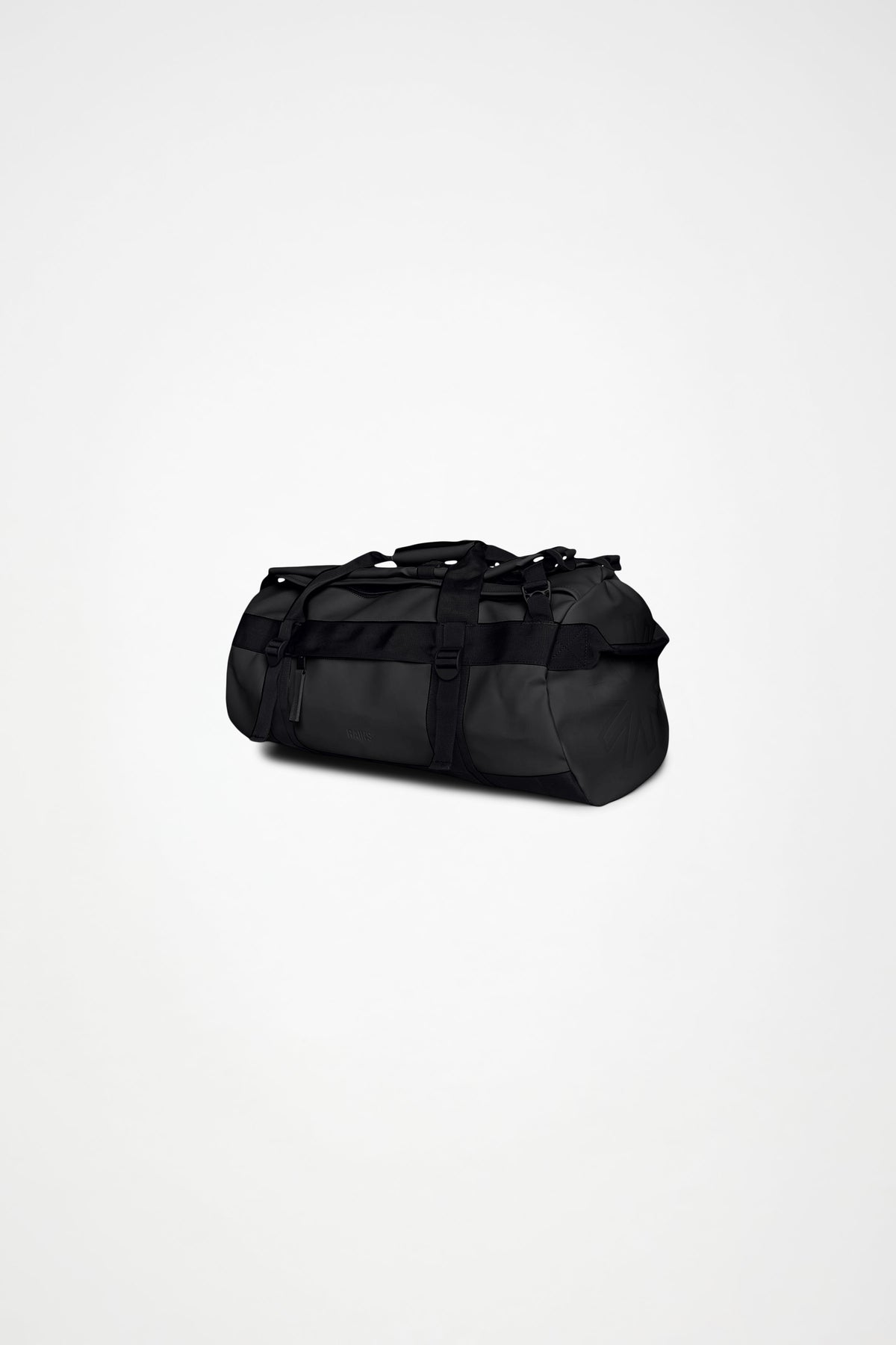 RAINS Texel Duffel Bag Small Black 43L H28 x D28 x W55 cm Duffel