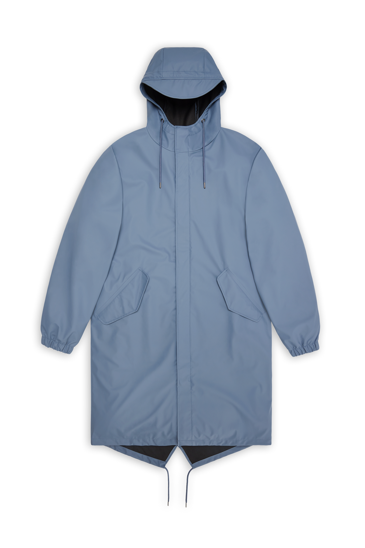 RAINS Fishtail Parka Blue Dusk Jacket