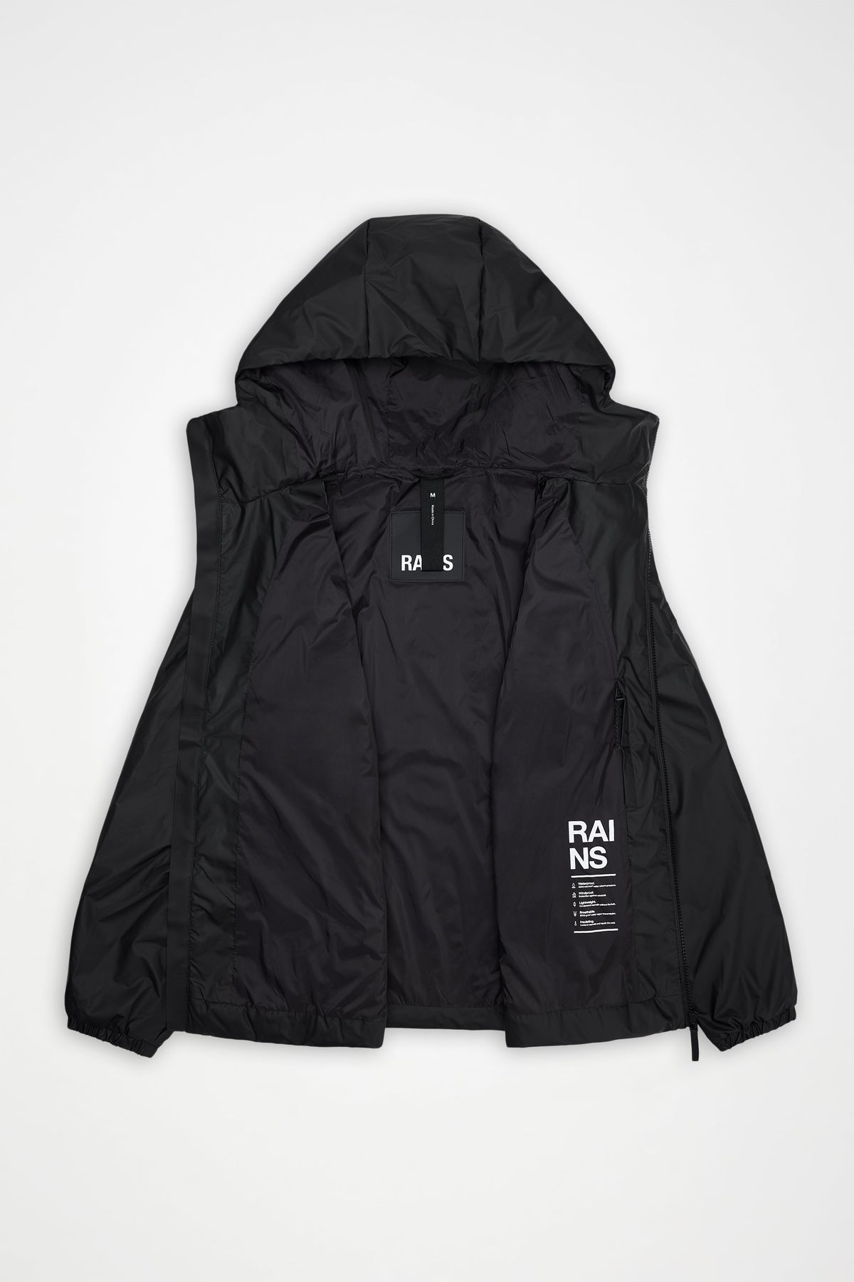 RAINS Lohja Insulated Jacket Black Jacket