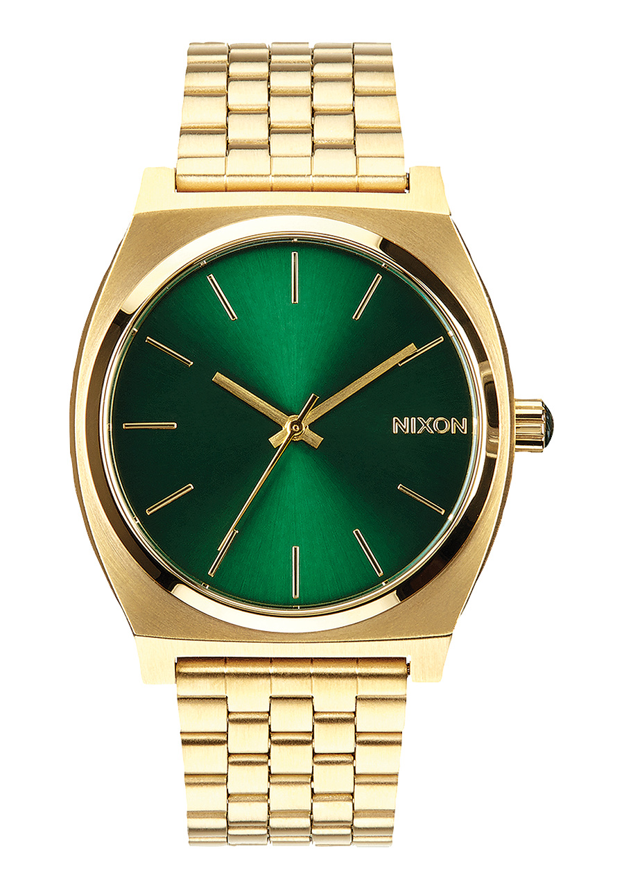 Time Teller - Gold / Green Sunray