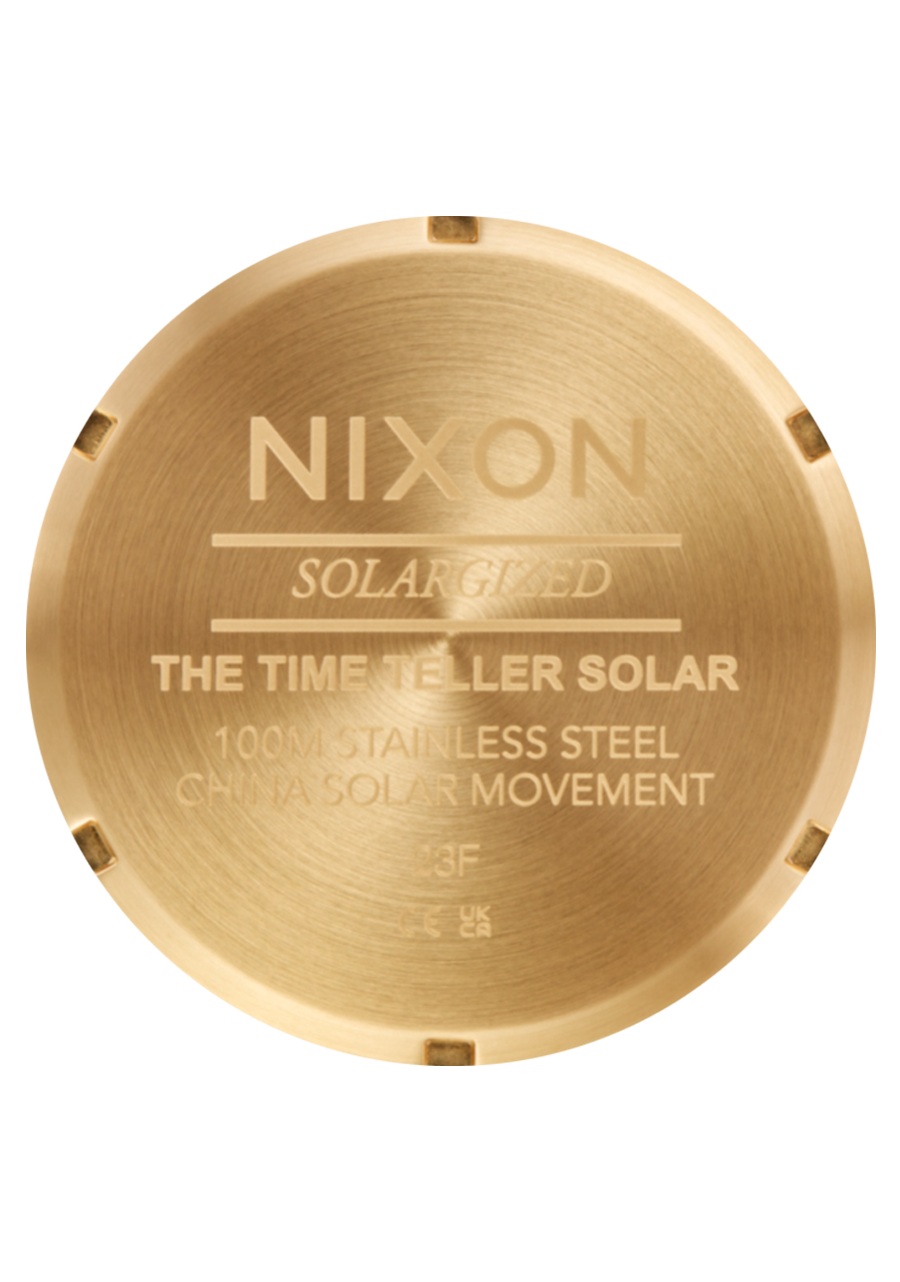 Time Teller Solar - All Gold / Black