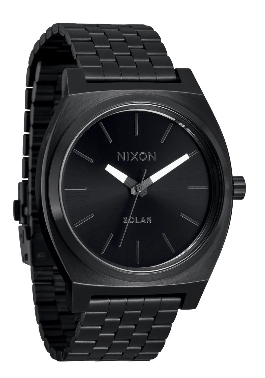 Time Teller Solar - All Black / White