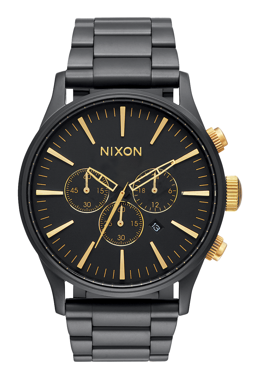 Sentry Chrono - Matte Black / Gold