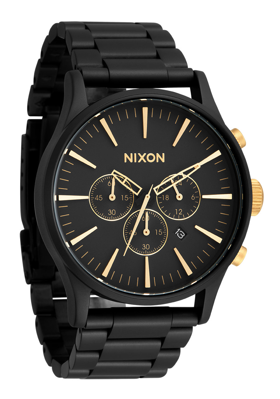 Sentry Chrono - Matte Black / Gold