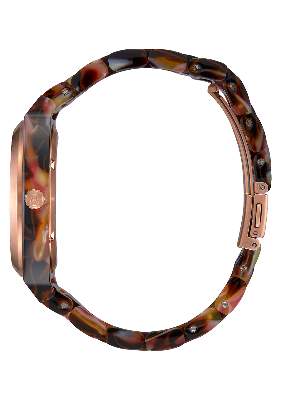 Time Teller Acetate - Rose Gold / Pink Tortoise