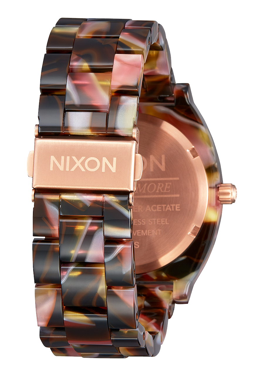 Time Teller Acetate - Rose Gold / Pink Tortoise