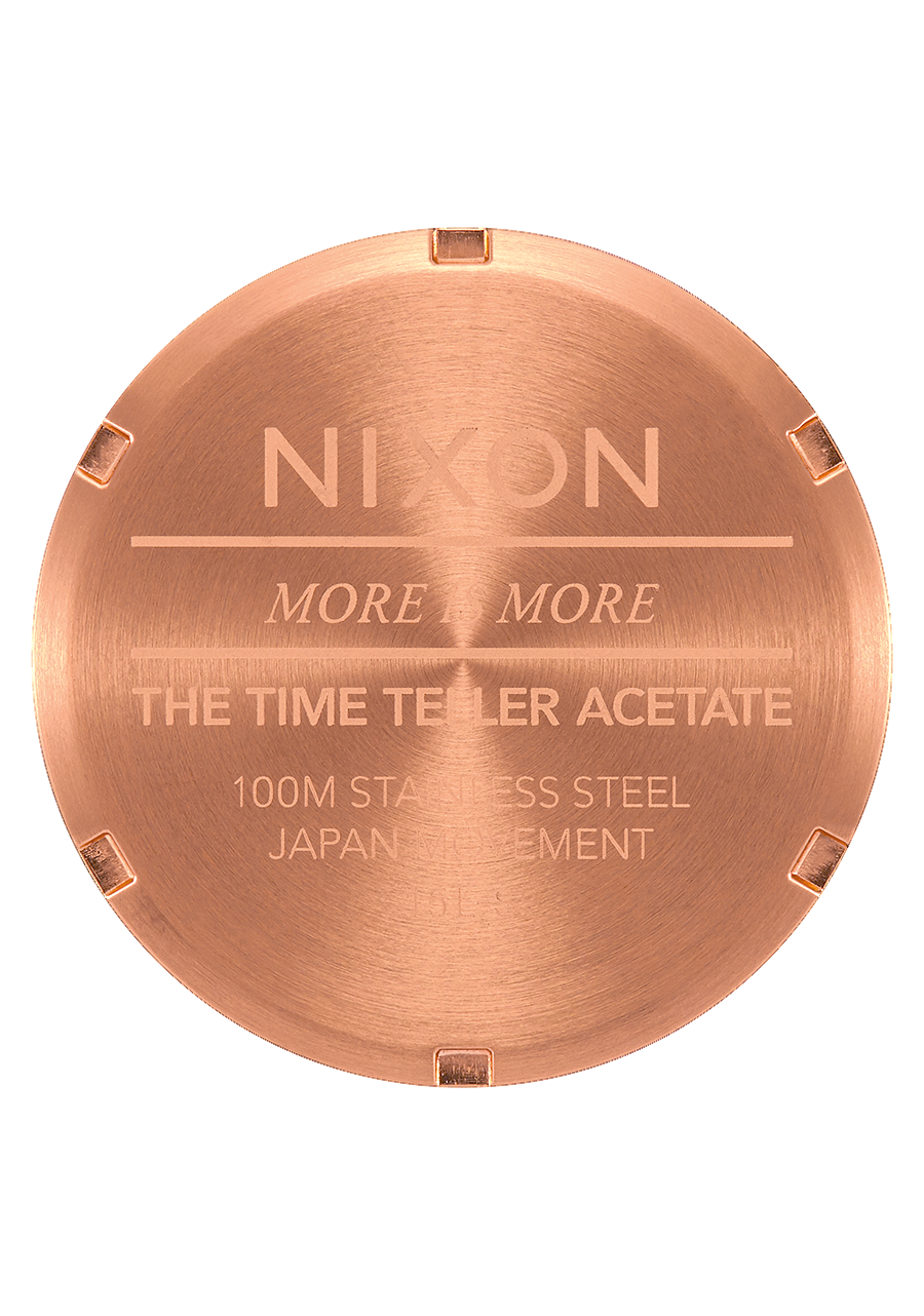 Time Teller Acetate - Rose Gold / Pink Tortoise