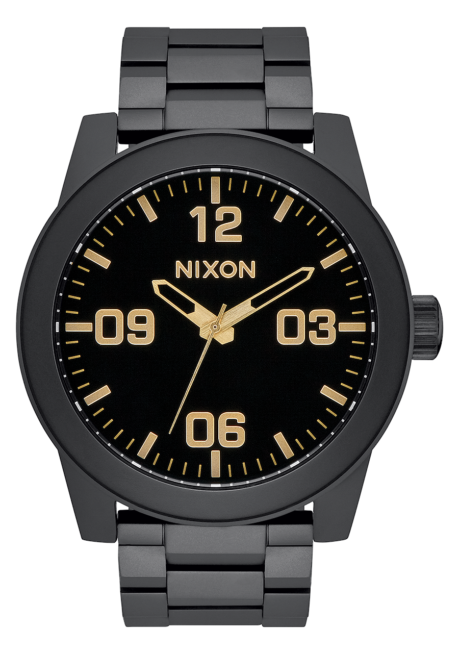 Corporal Stainless Steel - Matte Black / Gold