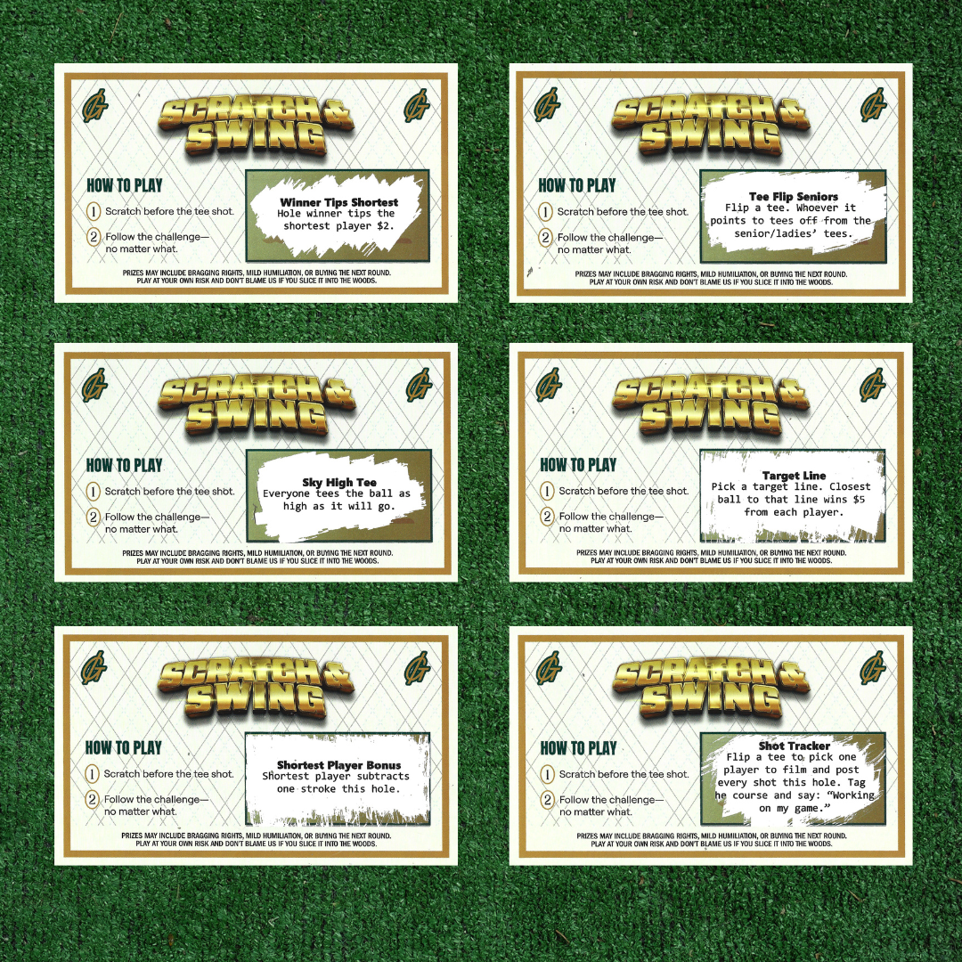 Scratch & Swing™ Scratch Off Golf Game – 3 Pack