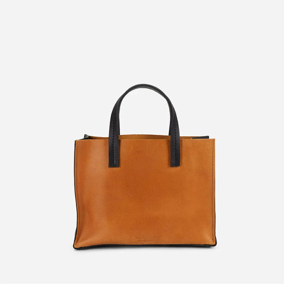 Avila Mini Leather Tote Bag