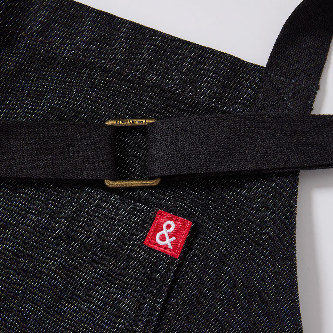 The Essential Denim Apron - Abalone Black Denim