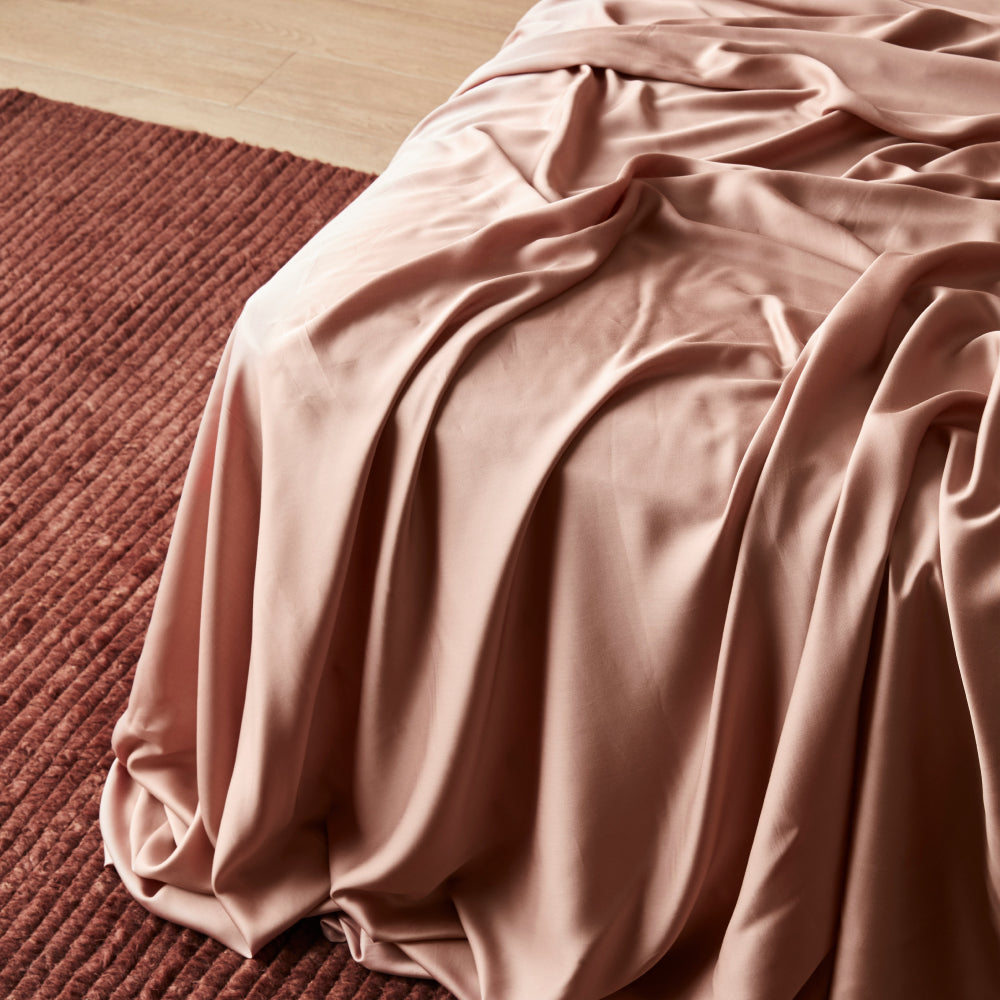 Almond | Signature Sateen Duvet Cover Made with 100% Organic Bamboo #Color_almond