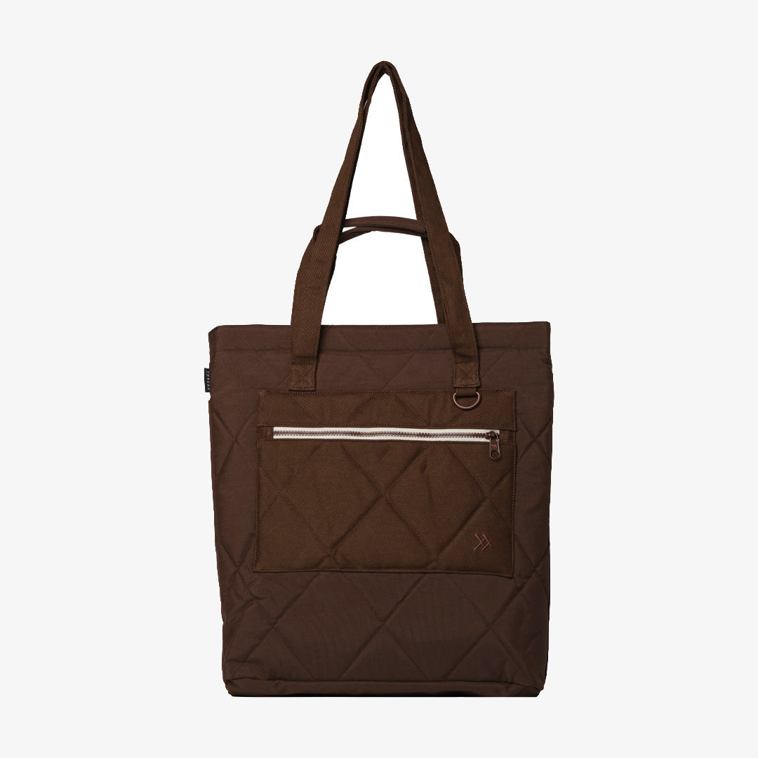 Utility Tote Bag - Chocolate Quilted - Thread®