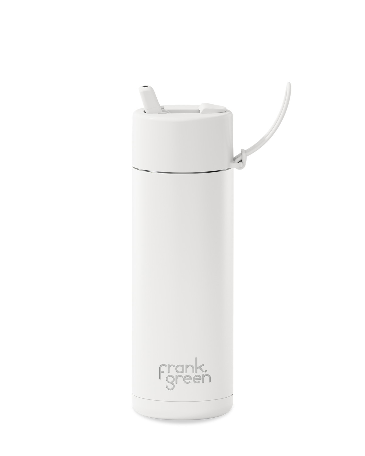 Ceramic Reusable Bottle - Flip Straw Lid