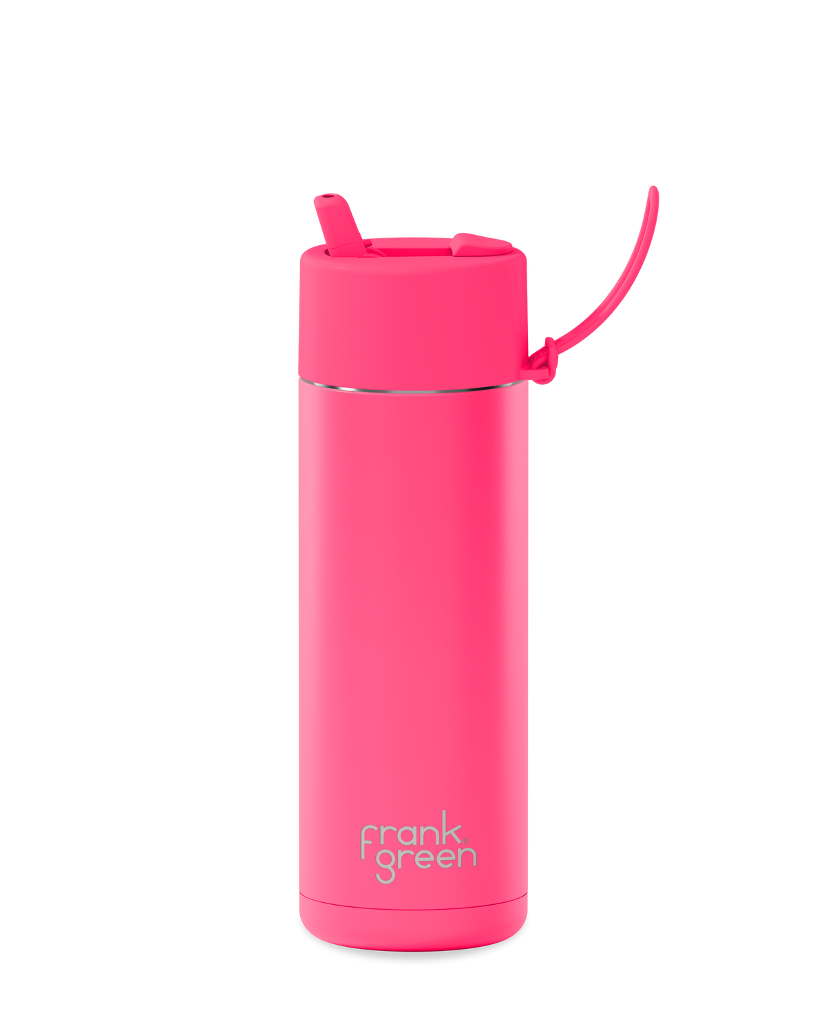 Ceramic Reusable Bottle - Flip Straw Lid