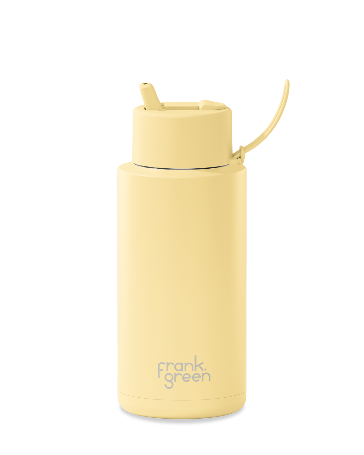 Ceramic Reusable Bottle - Flip Straw Lid