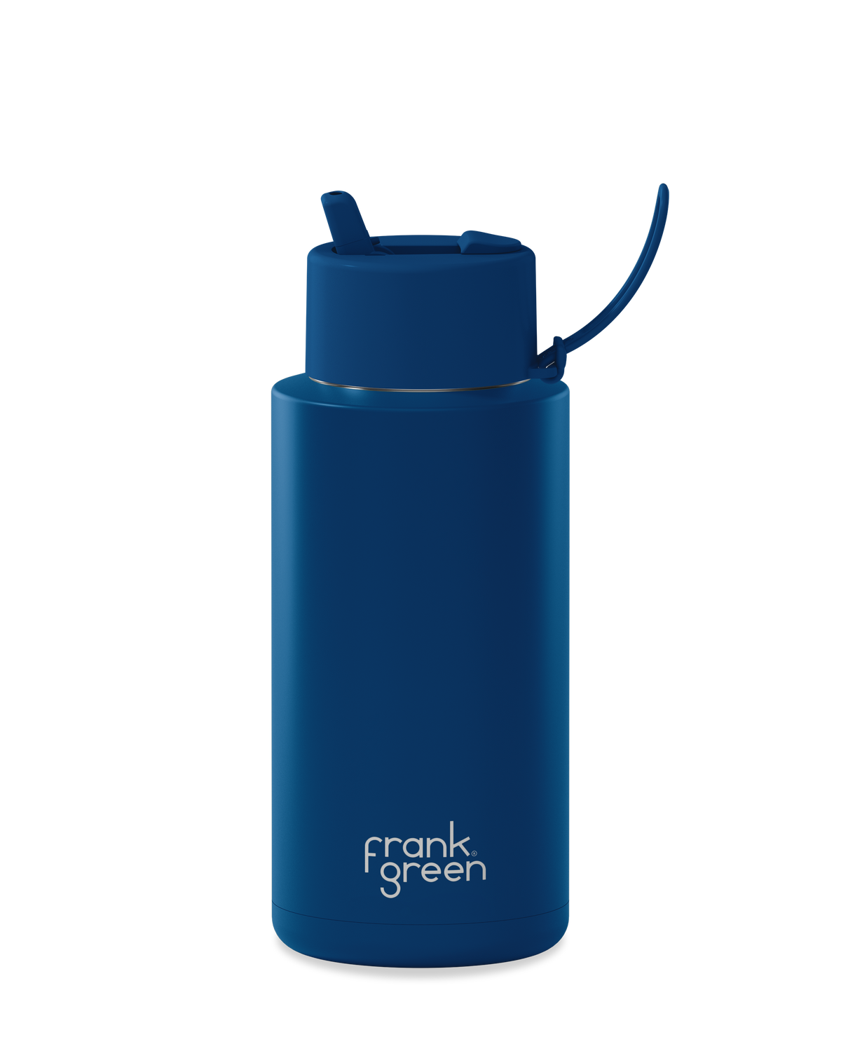 Ceramic Reusable Bottle - Flip Straw Lid