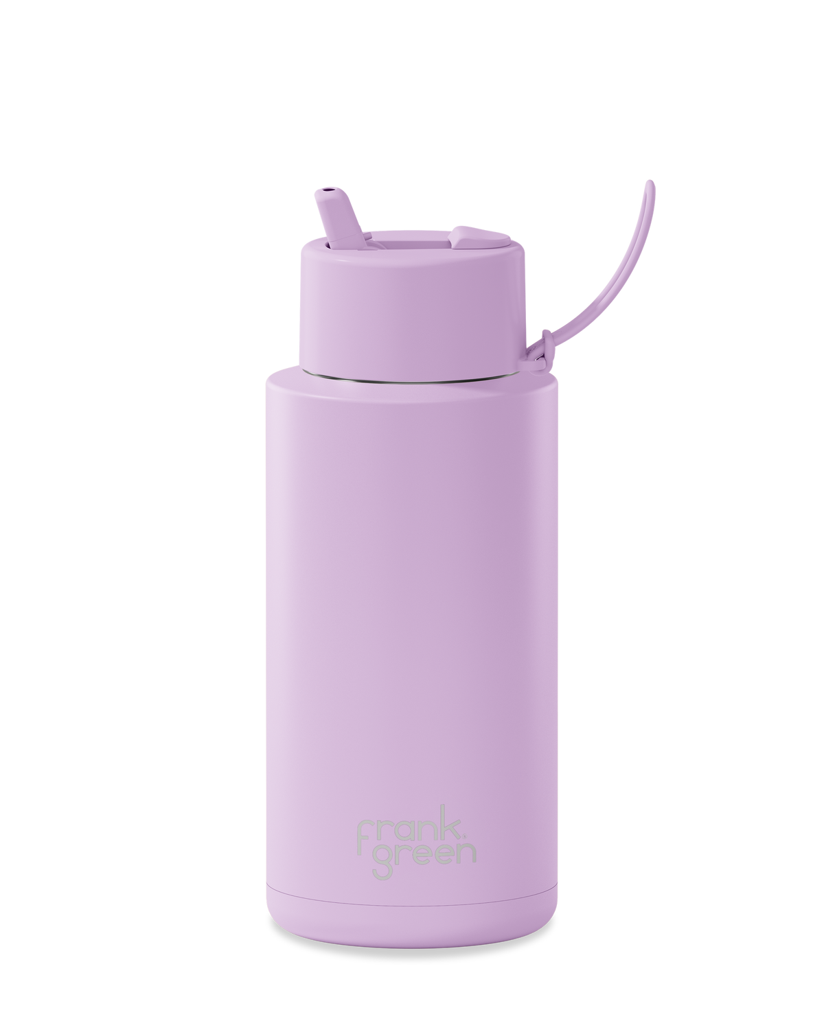 Ceramic Reusable Bottle - Flip Straw Lid