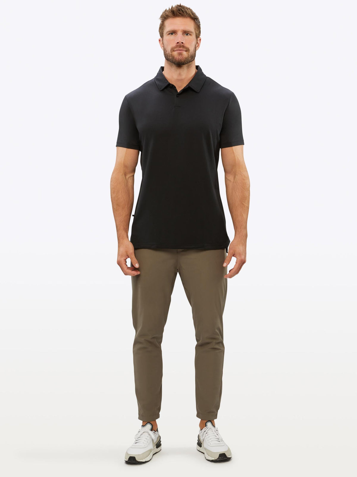 COZ Polo Split-Hem | Black Signature-Fit