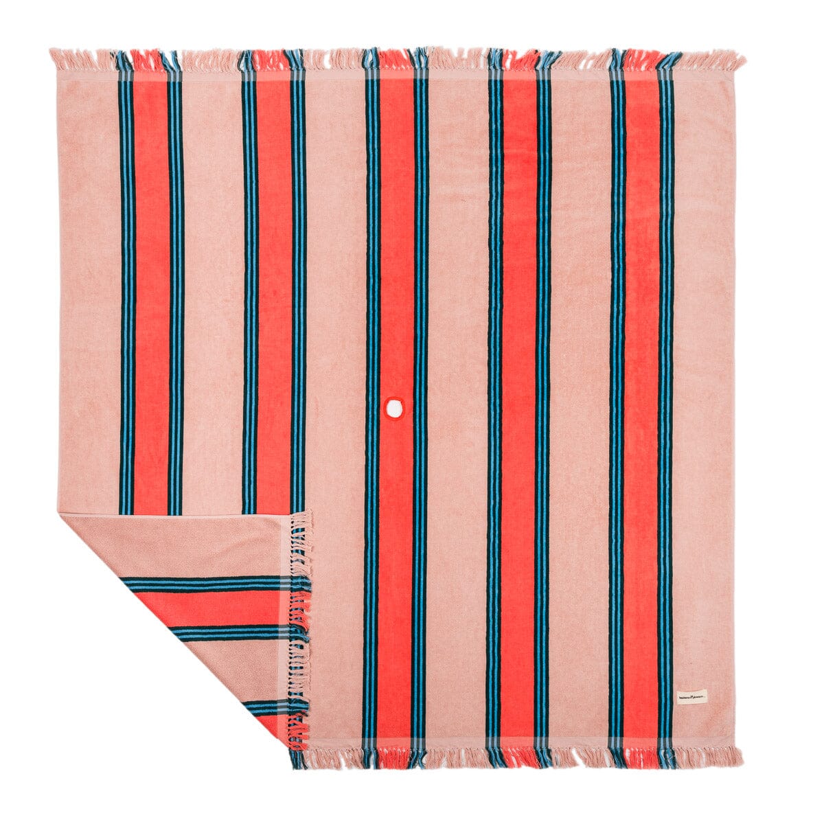 The Beach Blanket - Bistro Dusty Pink Stripe Beach Blanket Business &amp; Pleasure Co 