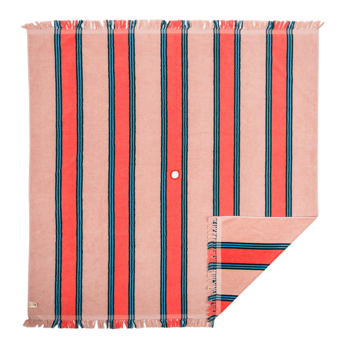 The Beach Blanket - Bistro Dusty Pink Stripe Beach Blanket Business &amp; Pleasure Co 