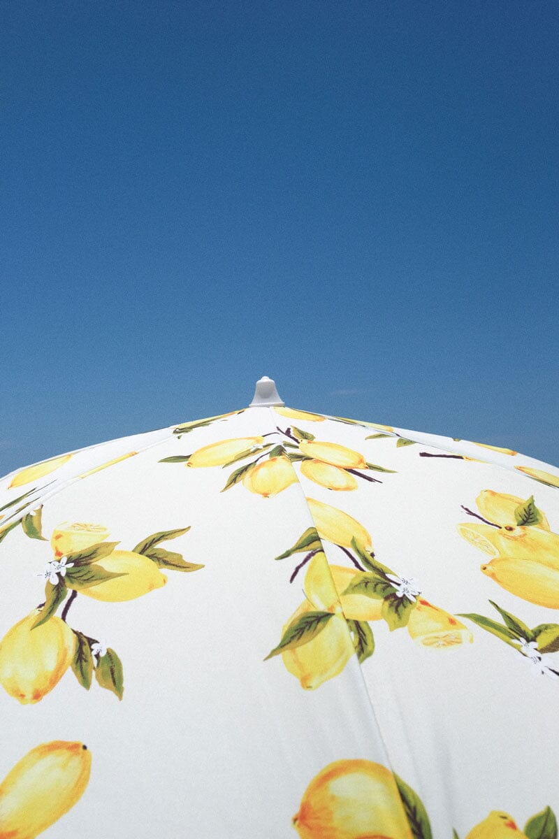 The Holiday Beach Umbrella - Vintage Lemons Holiday Beach Umbrella Business &amp; Pleasure Co 