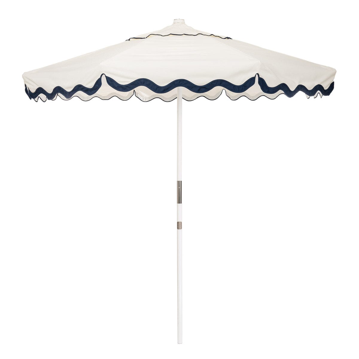 The Market Umbrella - Rivie White Market Umbrella Business &amp; Pleasure Co 