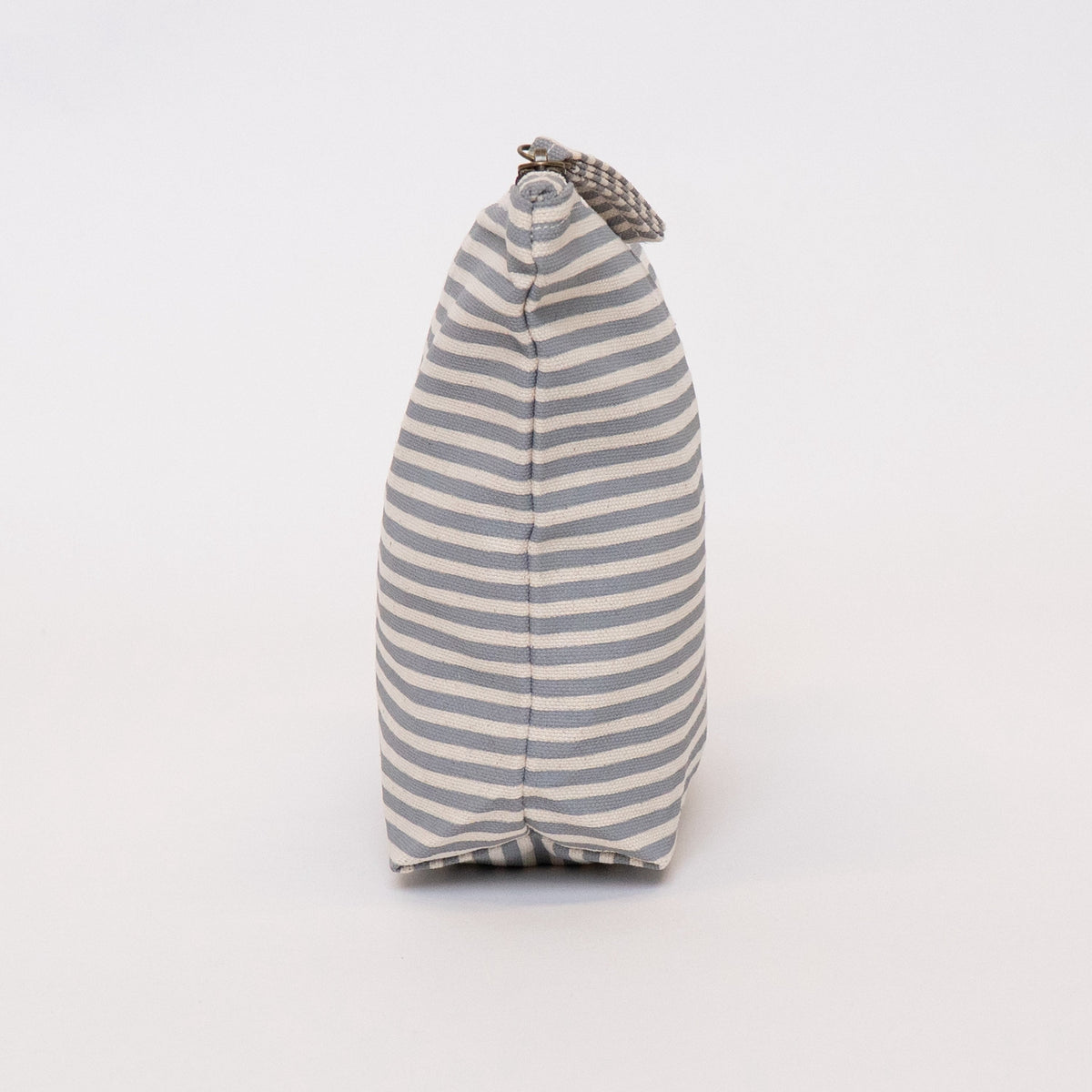 blue and white stripe cosmetic makeup bag#color_stripe