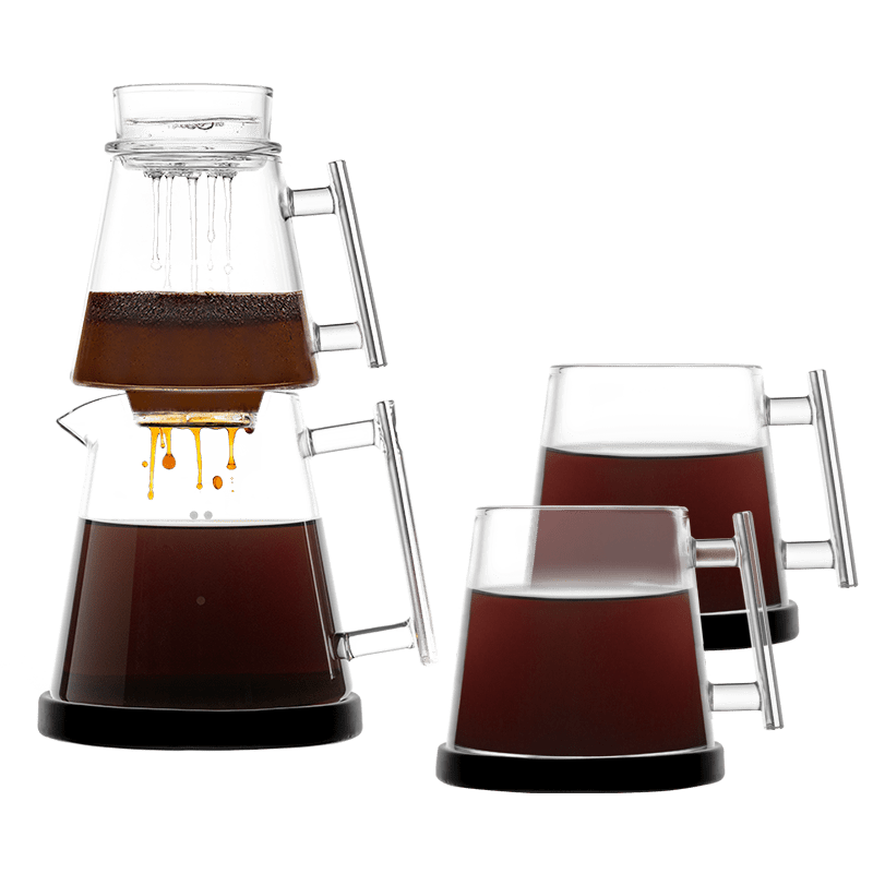 Signature Brew Kit + 2 Mugs - Pure Over - POM-BKXL2M-B
