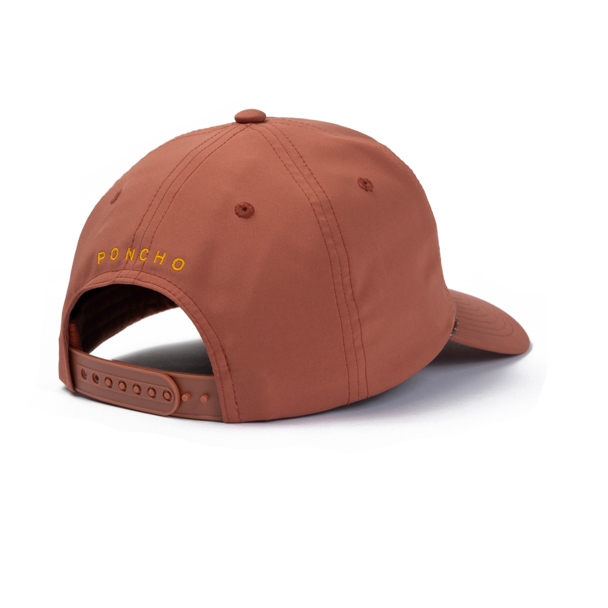Back of the Bull Red Hat