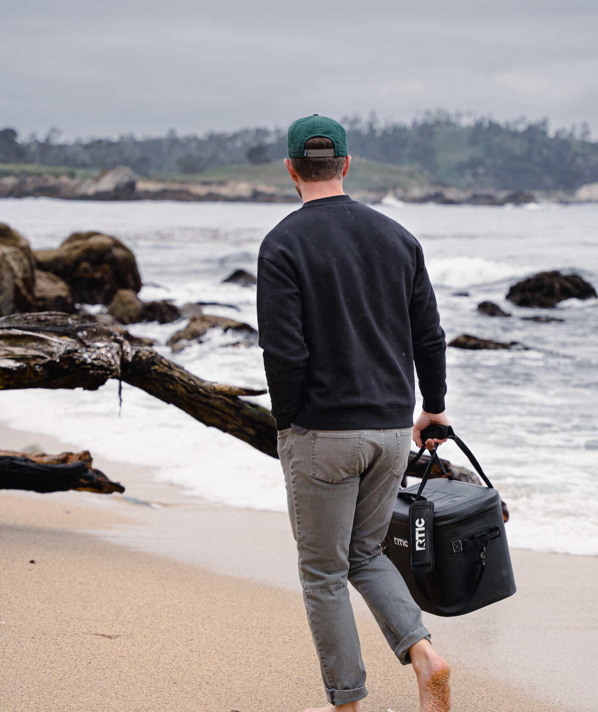 Carmel Crew - Black (Men's Fit)