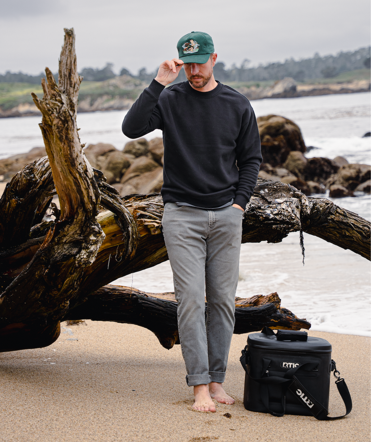 Carmel Crew - Black (Men's Fit)