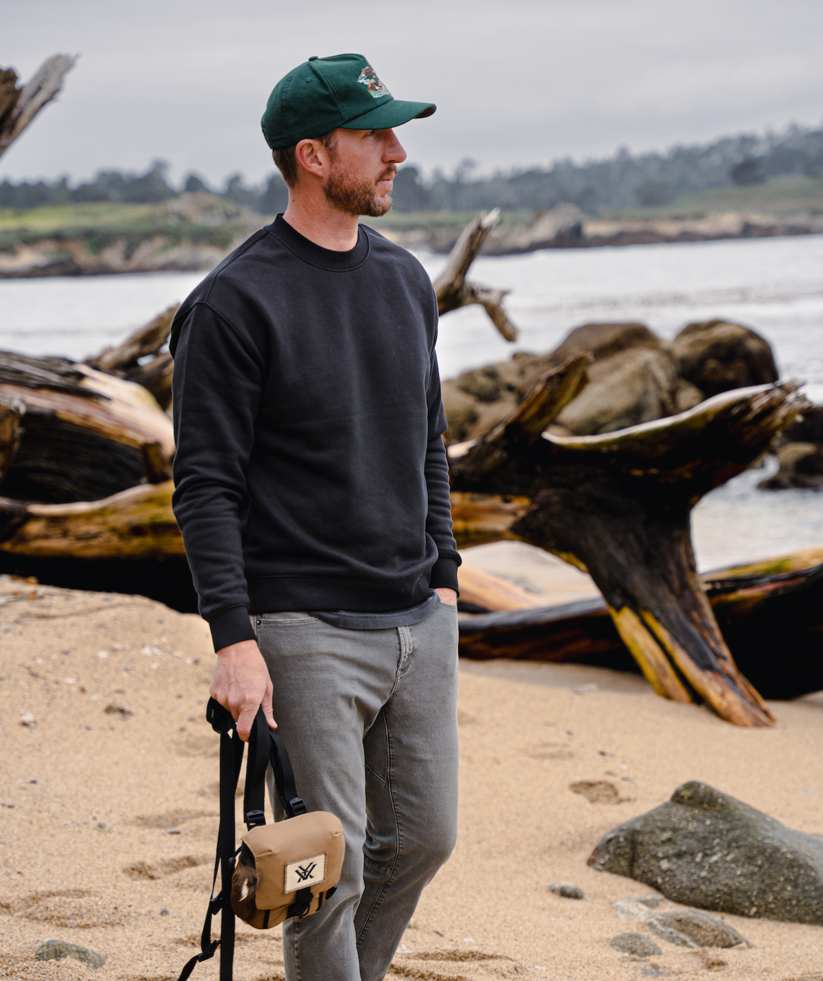 Carmel Crew - Black (Men's Fit)