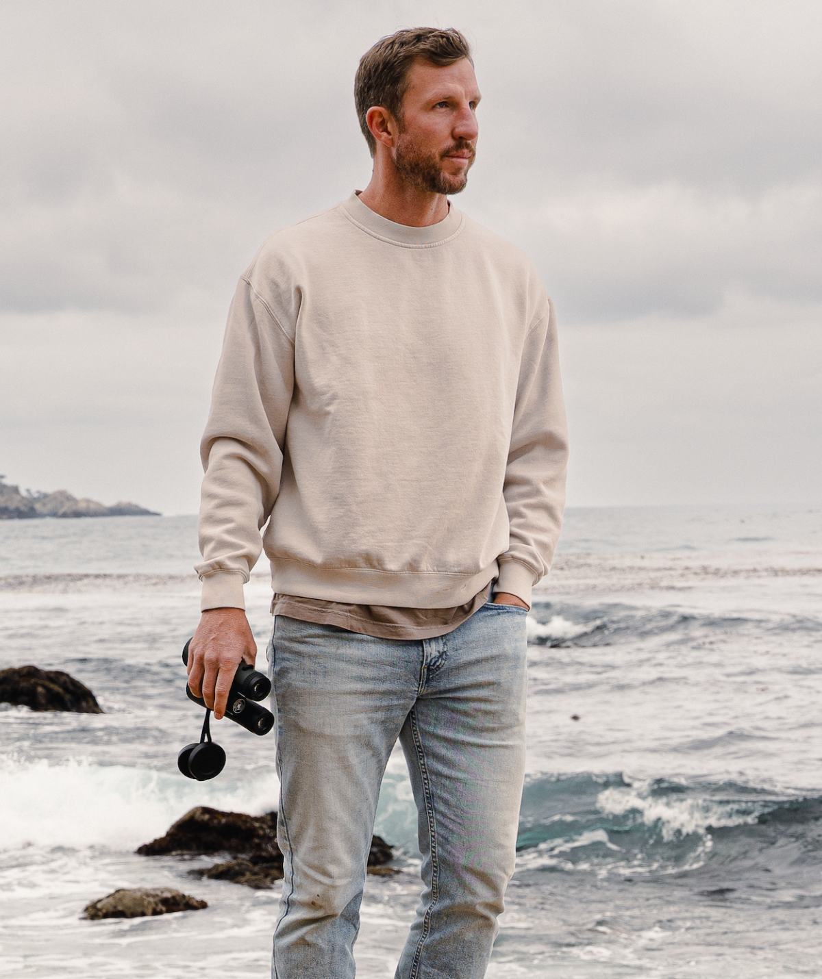 Carmel Crew - Bone (Men's Fit)