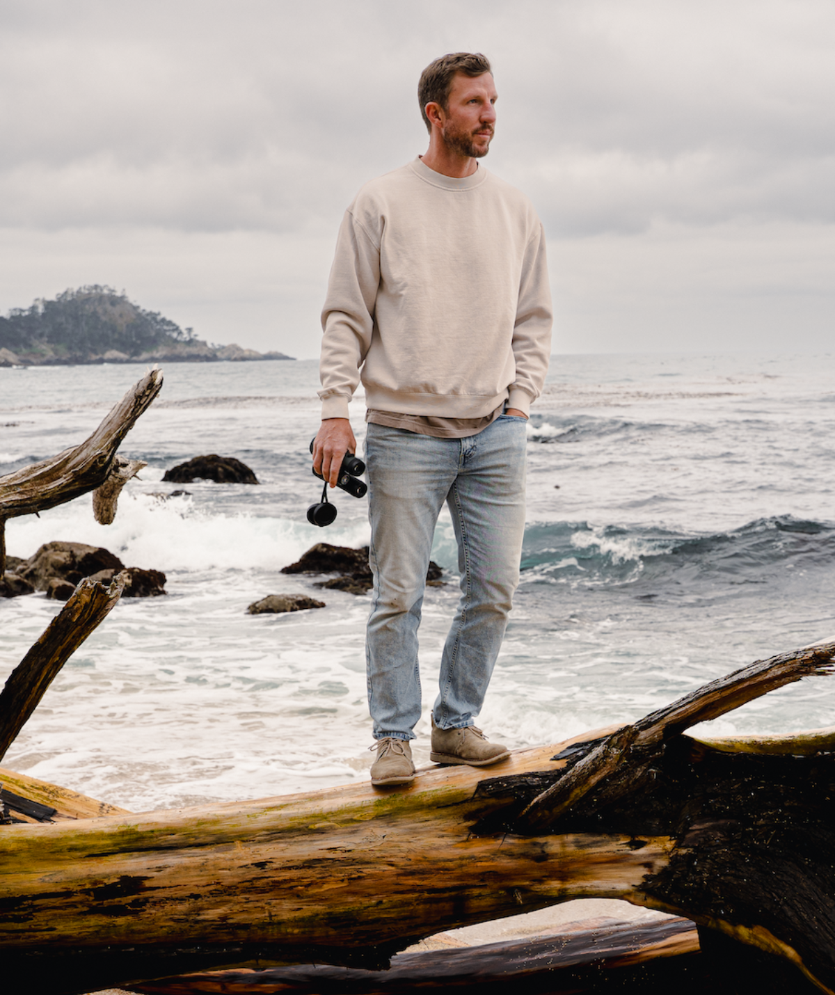 Carmel Crew - Bone (Men's Fit)