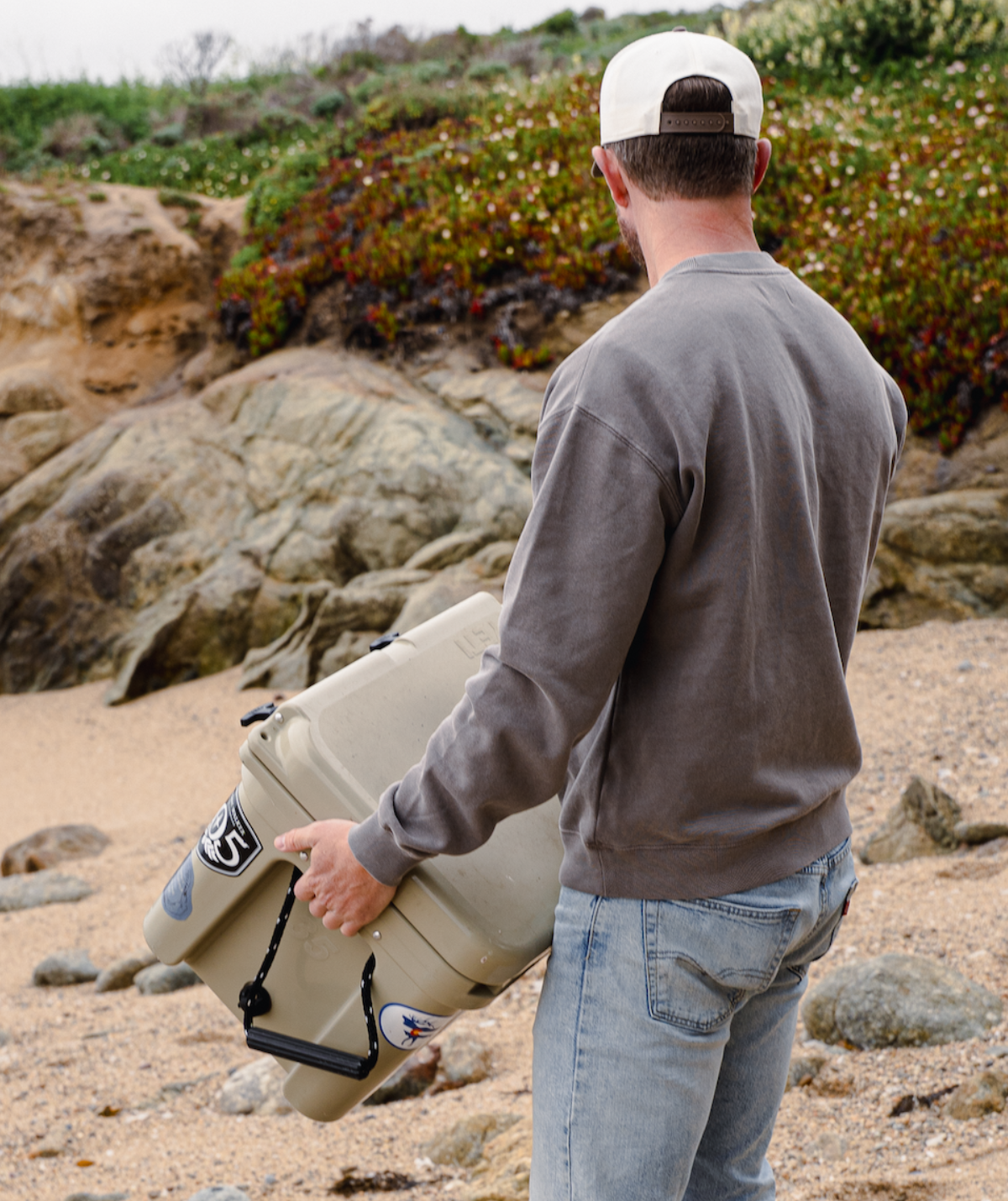 Carmel Crew - Faded Grey (Men's Fit)