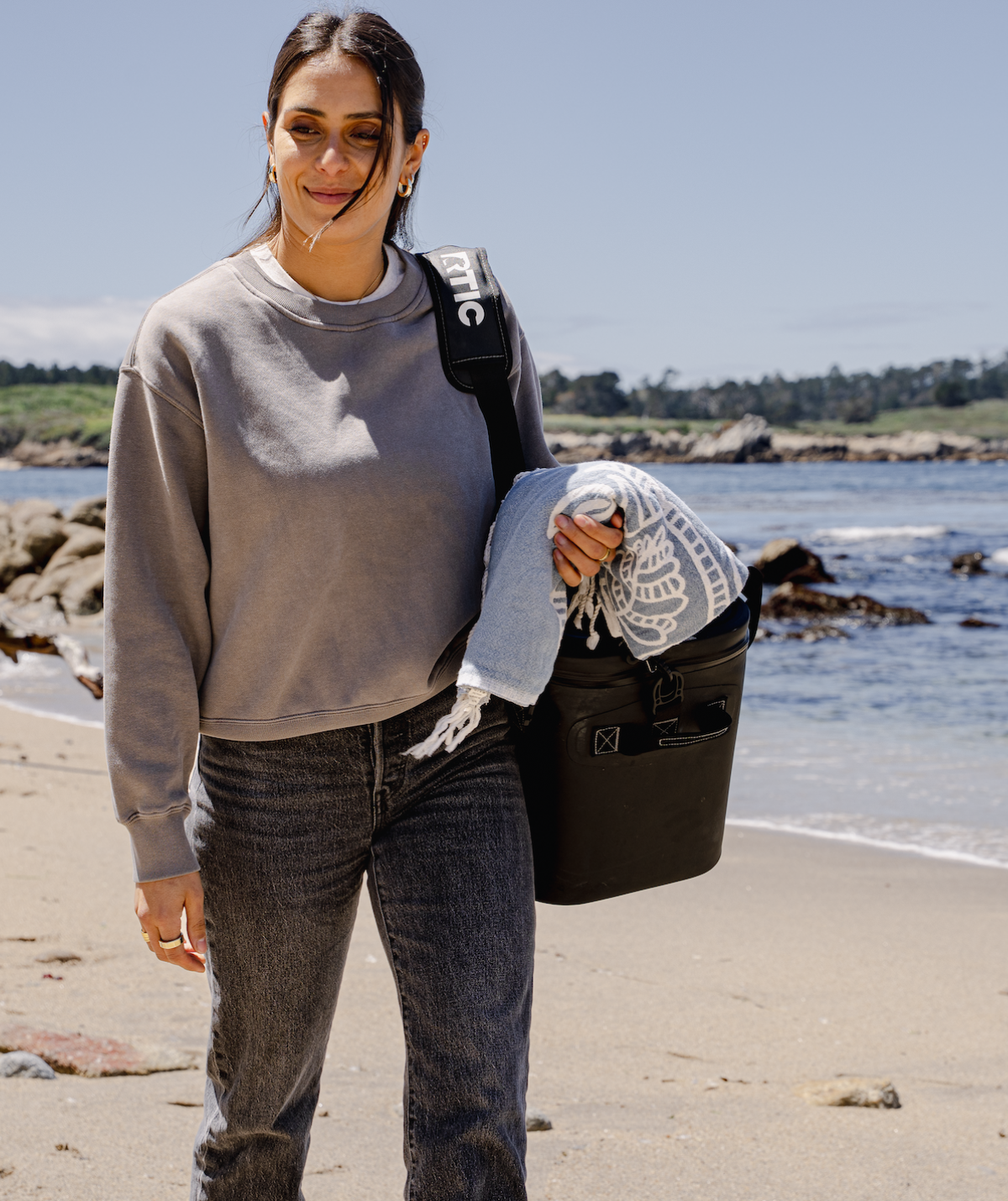 Carmel Crew - Faded Grey (Women's Fit)