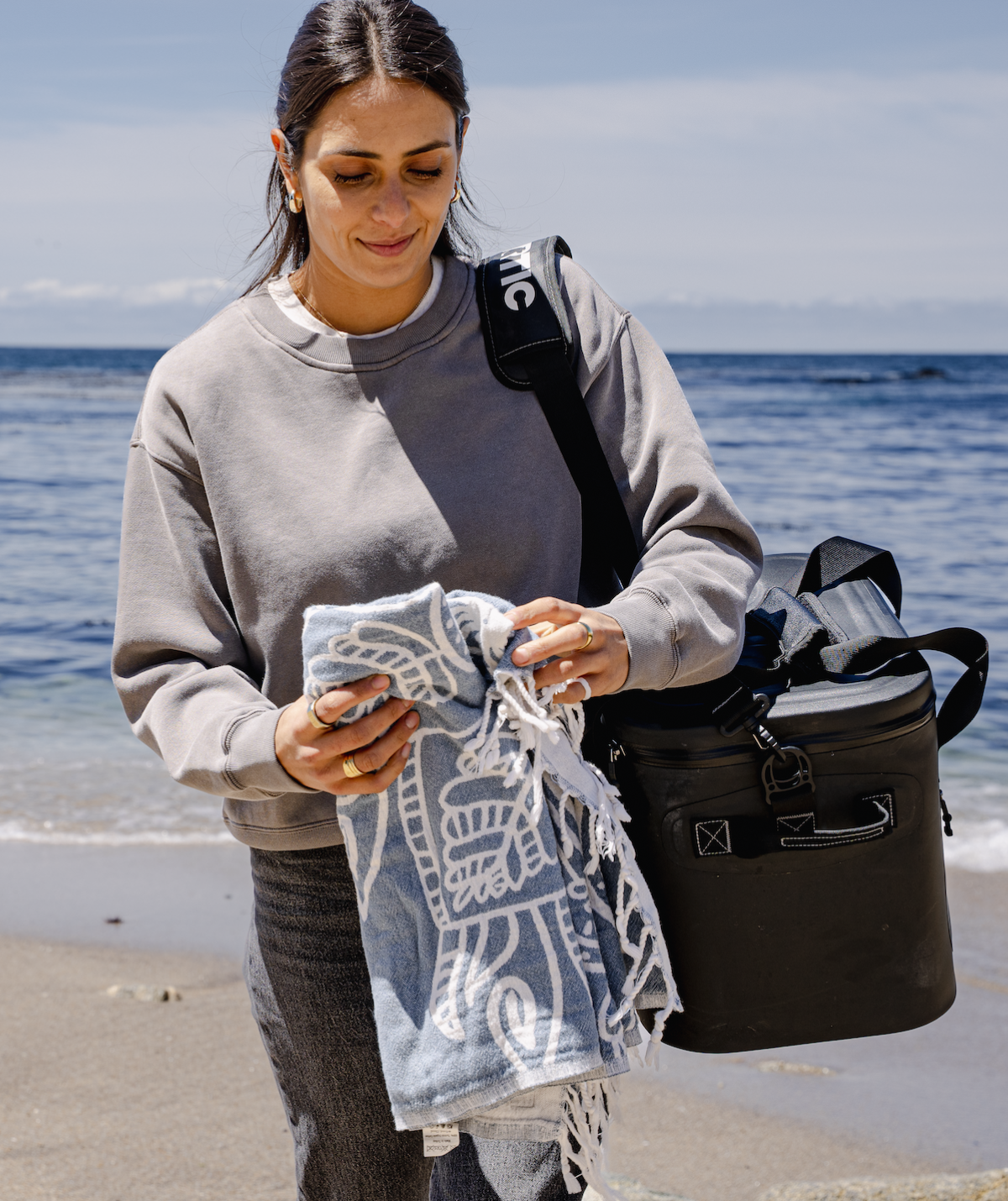 Carmel Crew - Faded Grey (Women's Fit)