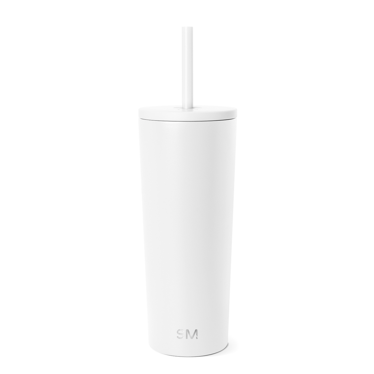 Classic Tumbler with Straw Lid - 24oz - Winter White