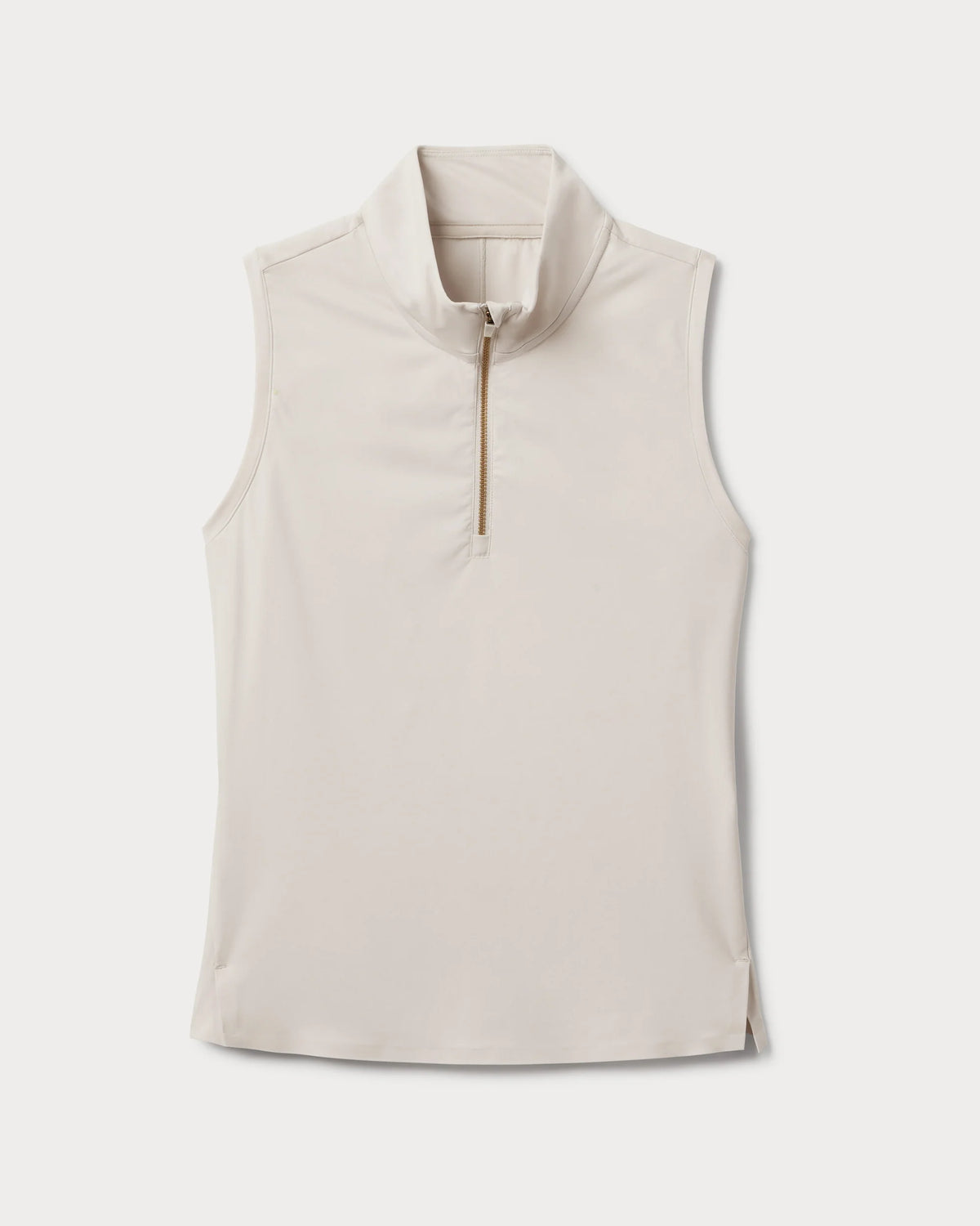 Course to Court Sleeveless Zip Mock