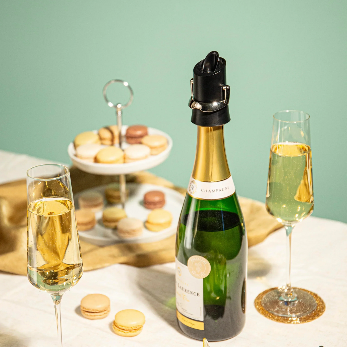 Champagne Stopper and Server
